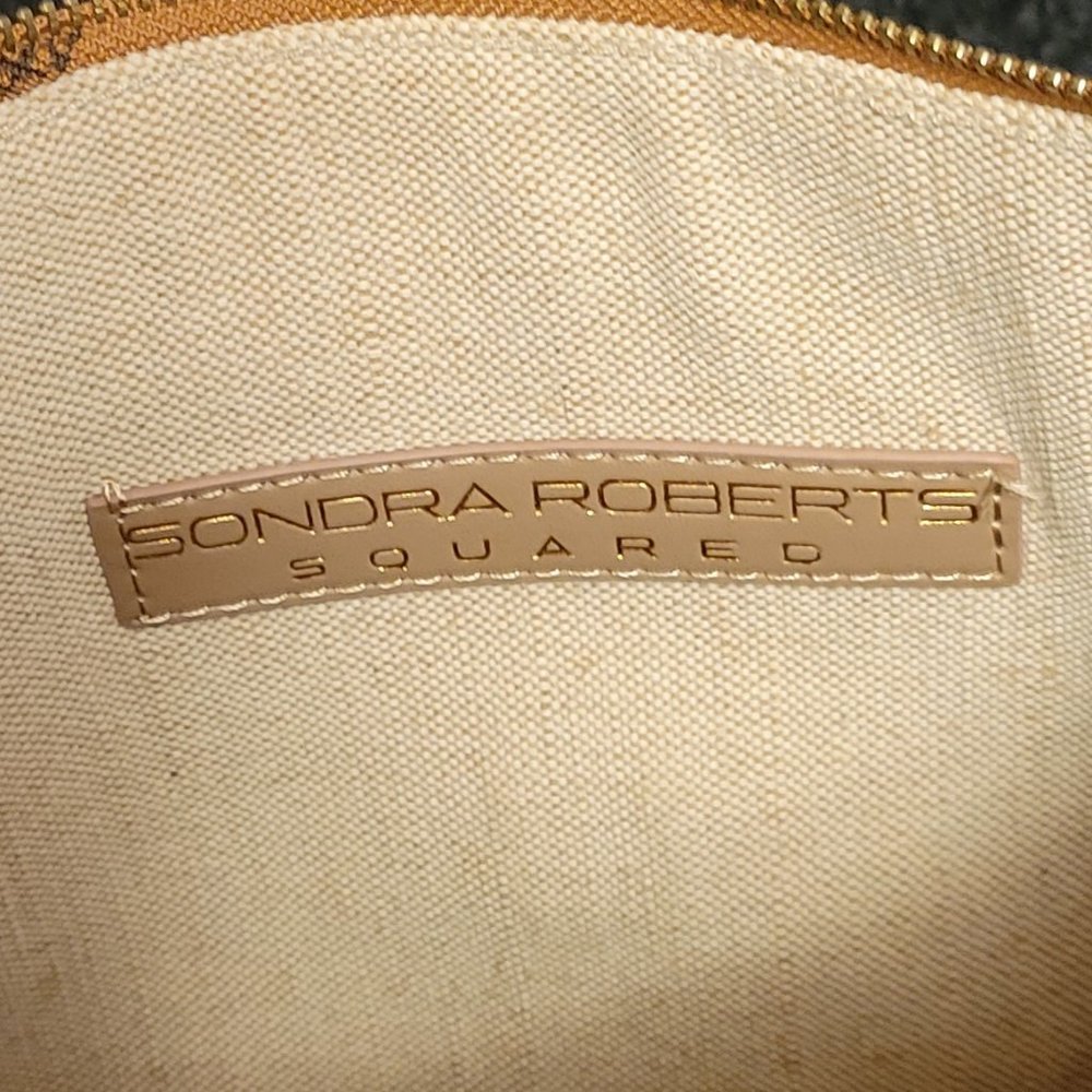 LIKE NEW Canvas and Faux Leather Crossbody Bag - Picture 2 of 3